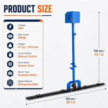 Underwater Electric Weed Cutter-48V30Ah Li-Ion Battery1.5m Manganese Cutter