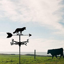 Creative Weather Vane with Anti Rust Coating Weathervane Garden Stake with Roof Mount Direction Indicator Kit for Garden Patio Yard Decoration (Style 5) (Style 3)
