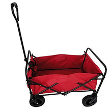 WAFEOGK Folding Garden Outdoor Park Utility Wagon Picnic Camping Cart with Replaceable Cover (Standard Size 8" Wheels)