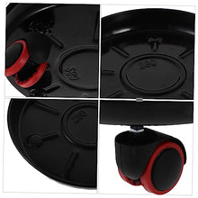 YYBOES Removable Flower Pot Base Planter Tray with Wheels Plant Roller Tray Plant Tray on Wheels Plant Tray Indoor with Wheels Plant Roller Base Plant Trays Rolling Plant Tray Plant Plate