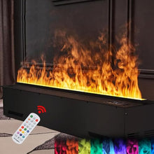 UYCVT Water Vapor Fireplace with Adjustable Colors, Touch and Remote Control for Home Ambiance - Perfect for Cozy Living Spaces-120cm/47.24in