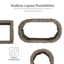 RTS Home Accents Rock Lock Raised Garden Bed Kit 48" Round