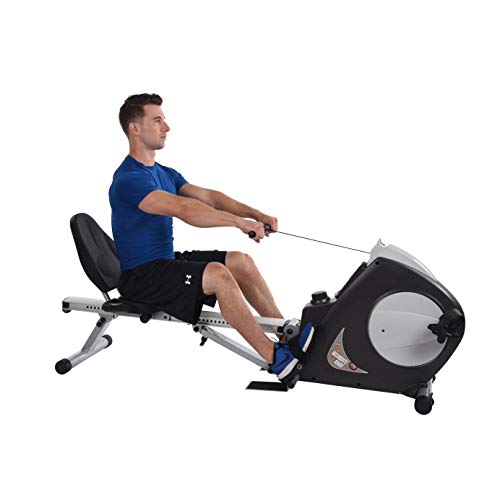 Stamina Conversion II Recumbent Exercise Bike and Rower Grey