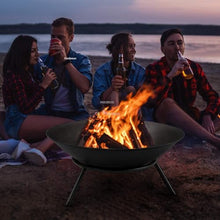 Fire Pit Modern Home Garden Courtyard Grill Stand Wrought Iron Fire Pits Bonfire Party Brazier Wood Heater Outdoor Camping Furnace