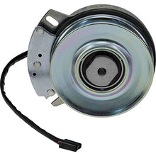 Stens 255-976 PTO Clutch Compatible with/Replacement for Hustler 605827K, Warner 5219-193 Pigtail Included, Belt Width 1/2" or 5/8", Pulley Diameter 5 3/4" Lawn Mowers Black