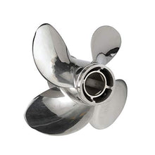 Quicksilver Q4 12.7" Diameter 19" Pitch 4-Blade Stainless Steel Propeller Right Hand Rotation