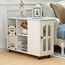 NRFJFOP Sofa Side Table Corner Living Room Small Coffee Tea Cabinet Bubble