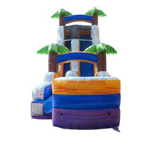 TentandTable 18FT Commercial Inflatable Water Slide, Tropical Purple