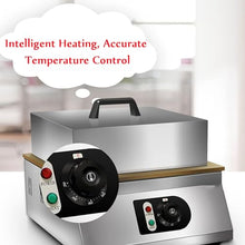 Electric Souffle Machine, Commercial Dorayaki Pancake Souffle Maker Machine, Temperature Range: 50-250°, with Stainless Steel Cover, for Restaurants, Bakeries, Dessert Shops