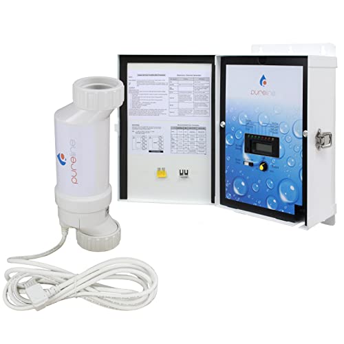 Pureline Crystal Pure Salt System PL7703 Universal Pool Salt Chlorination System 60,000 Gallon