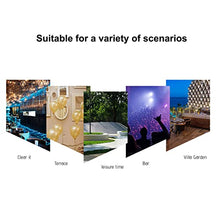 PAOOPA LED Light Up Bar Table, Light-Emitting Negotiation Table and Chairs Bar Table, Balcony Outdoor Bar Light-Emitting Furniture, One Table and Four Chairs (Without Glass)