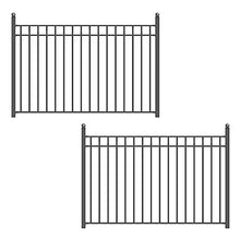 ALEKO Security Fencing Kit 2-Panel Steel Fence Madrid