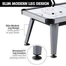 Hall of Games Arctic Rush 7' Air Hockey Table Silver/Black