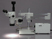 AmScope Digital Trinocular Stereo Zoom Microscope 0.67X-4.5X White