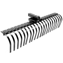 60 Inch 3-Point Steel Landscape Rock Rake for Compact Tractors