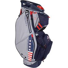 Sun Mountain Mens 2023 C130 14-Way Divided Golf Cart Bag (Patriot)