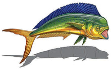 Custom Mosaics, Inc. Mahi Mahi Porcelain Pool Mosaic 36" x 20