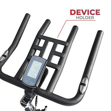 Sunny Health & Fitness Premium Indoor Cycling Smart Stationary Bike Grey
