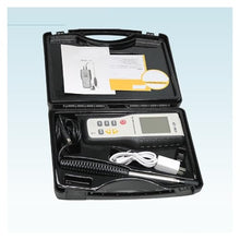 Hot Wire Anemometer, HT9829 Handheld Air Flow Meter Measure Air Velocity Volume Temperature 5 Units HVAC Anemometer