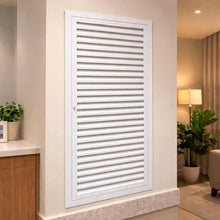 Ventilated Access Panel with Louvered Plate, Air Vent Access Hatch for Plumbing/Drywall, 12x16 18x22 28x32 36x36 38x48 Inch Large Wall Hole Cover Inspection Door(30x48in)