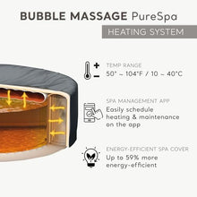 INTEX PureSpa 6 Person Inflatable Hot Tub with Energy-Efficient Spa Cover