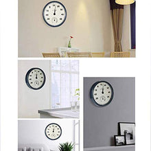 Wall-Mounted Hygrometer Indoor Outdoor Round Large Thermometer Humidity Meter Garden Home Office Decor Ornament