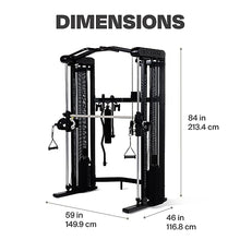 CENTR 3 Home Gym Functional Trainer with Selectorized Smith Bar Matte Black