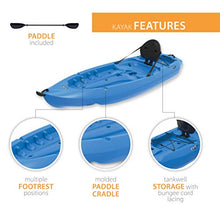 Lifetime Lotus Sit-On-Top Kayak with Paddle (2 Pack) Blue