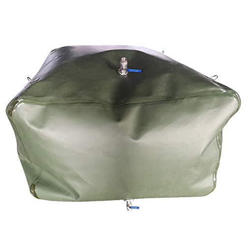 Large Capacity Water Tank Water Bag Foldable Rain Barrel, Durable Portable PVC Water Storage Container, Outdoor Gardening Water Storage Bag with Tap, Emergency Water Tank for Irrigation/Storage ( 150