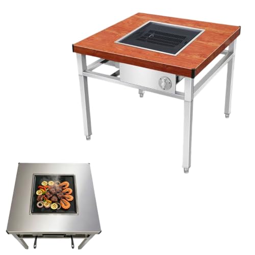 Charcoal Grill Table, KBBQ Grill Table,