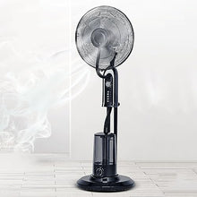 sdneNest Misting Fans for Outside, Outdoor Misting Fan with Water Tank, Oscillating Misting Fan, 3 Cooling Speeds, One-Key Shaking Head, Timing, Cooling Misters Features (Black 43cm/17in)
