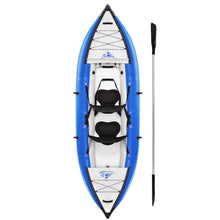 WnewTools 12FT Inflatable 2-Person Touring Boat Set with Paddle & Air Pump