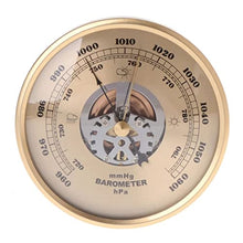 HBJWOV 108mm Wall Mounted Barometer Perspective Round Dial Air Weather Station mmHg/hPa