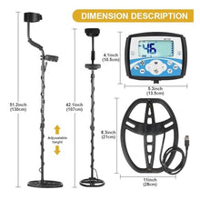 JDXQBLD MT705 Underground Metal Detector High Sensitivity Waterproof Search Coil Metal Detecting Tool Treasure Pinpointer High Accuracy，Blue with GPpoint