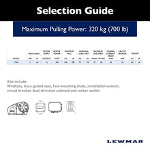 Lewmar V700 12V Vertical Windlass for 1/4" G4 Chain, 700 lbs Pull, 316 Stainless Steel, IP67 Rated, Multi