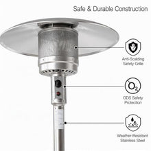 Stainless Steel Propane Patio Heater, 13000W Mushroom Heater