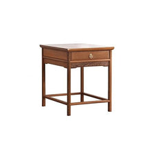 GKOKG Coffee Tables Wooden Small Tea Table Sofa Side Chinese Style Square Balcony Cabinet