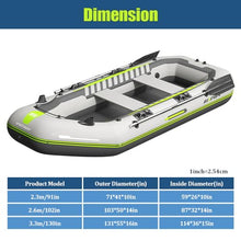 YUEWO Inflatable Boat for Adults Gray