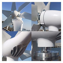 Wind Turbine Generator 600W 800W 1000W New Energy Horizontal Wind Turbine Generator 12v 24v 3/5 Blades Windmill Free MPPT Controller ( Color : MPPT Controller Voltage : 12V ) (Mppt Controller 12V)