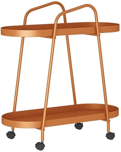 ZEELYDE Side Table/End Table,Wheeled Trolley Side Cabinet Mobile Coffee Table Living Room Sofa Small BedOffice Balcony Outdoor
