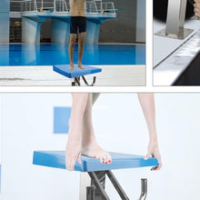 AMHUKIP 1pc Heavy Duty Swimming Pool Diving Platform -15° Inclined Anti-Slip Diving Board for Training & Competition