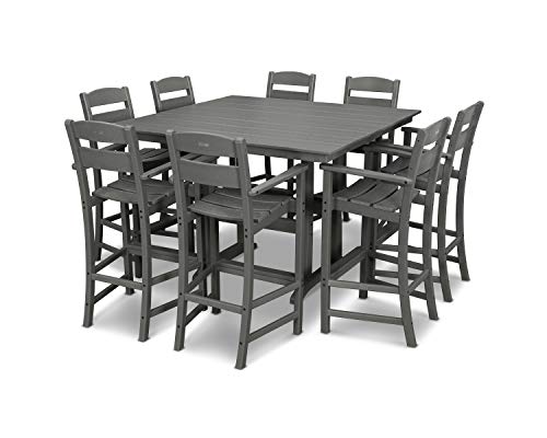 Ivy Terrace™ Classics 9-Piece Bar Set in Slate Grey