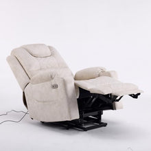 KANGYINGLE Oversized Power Lift Recliner Massage Chair for Elderly