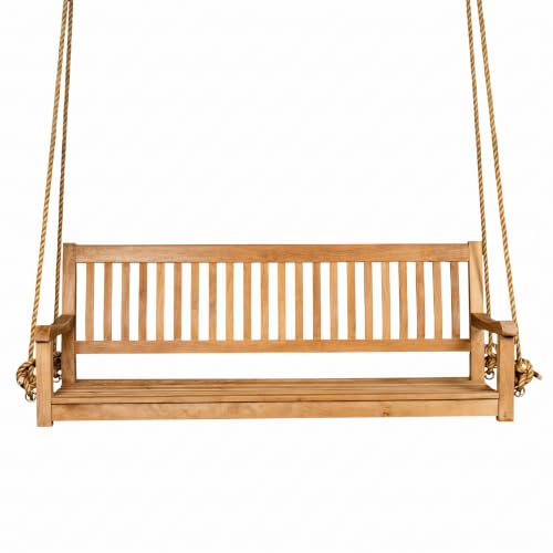 East Green Fairmont Grade-A Teak Porch Swing (5 Foot)