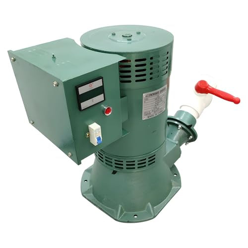 Banfluxion Hydroelectric Generator Oblique Impact Hydro Generator with Automatic Voltage Regulation Excitation Water Turbine 220V 5KW 1500r/min 0.035m³/s