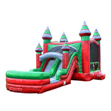 JumpOrange Midnight Commercial Bounce House Water Slide Combo with Blower