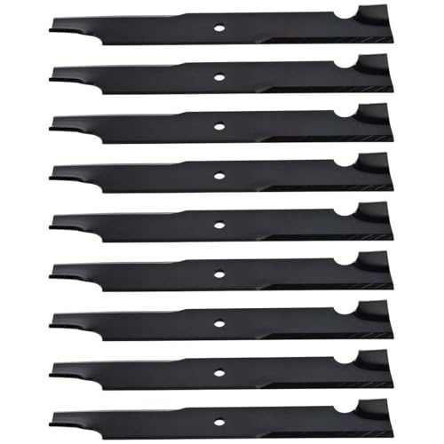SIZYNGFWQ 92-134 (9PK) Heavy Duty Blades for 60" & 61" Bush Hog Replace 823243 95754 50029159