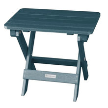 highwood Classic Westport Adirondack Chairs with Side Table, Nantucket Blue
