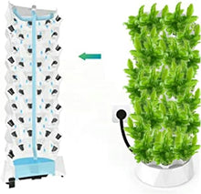 FLTRGO Hydroponics Growing System Hydroponics Tower Growing System, Indoor Plant Water Cycle Garden Growing Systems Vertical Hydroponic Pineapple Aeroponic Tower Hydroponic Towe