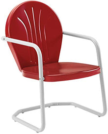 Crosley Furniture Griffith Retro Metal Outdoor 3-Piece Outdoor Bistro Set